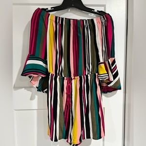 Express Off the Shoulder Romper Small